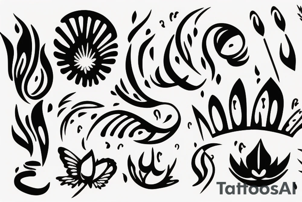 lit match tattoo idea