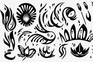 lit match tattoo idea