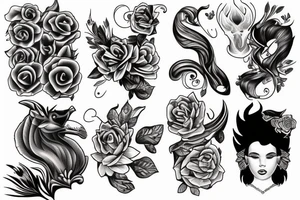 lit match tattoo idea