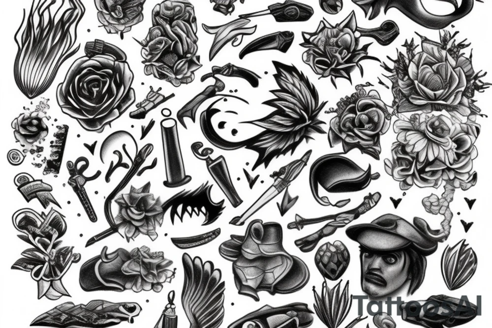 lit match tattoo idea