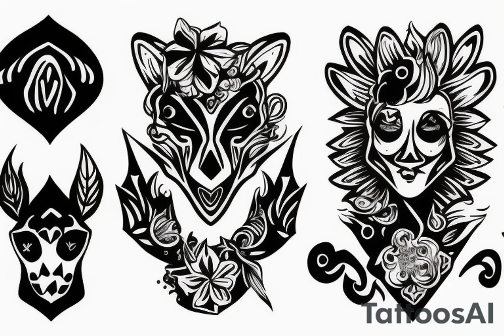 Рука протез tattoo idea