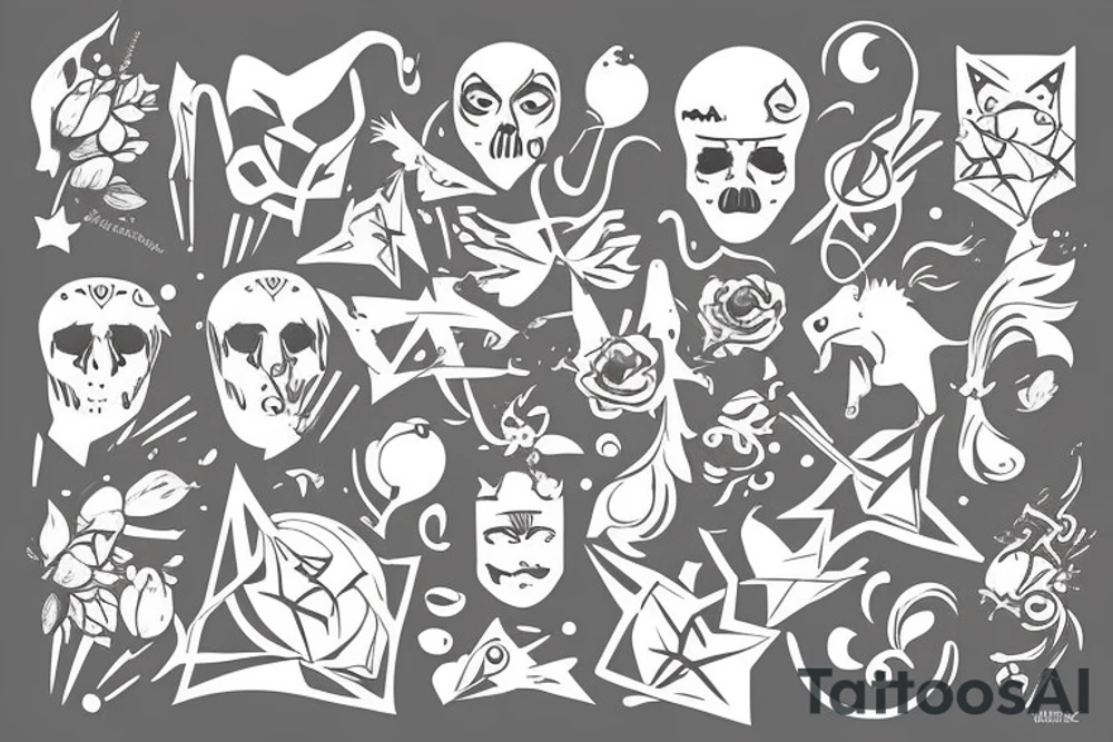 Рука протез tattoo idea