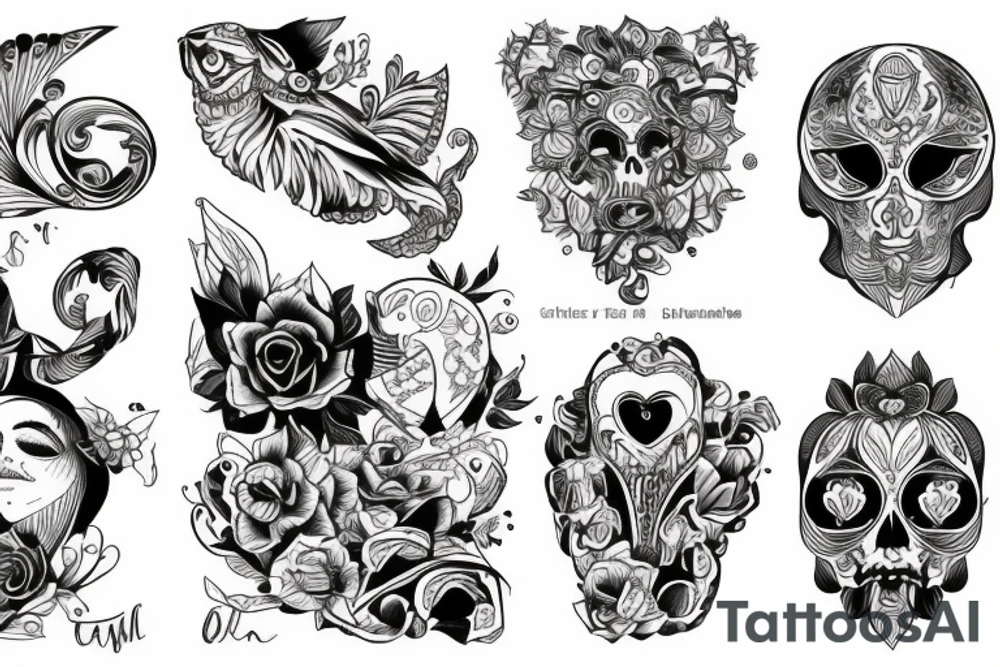 деман tattoo idea