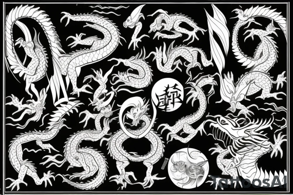 Dragon tattoo idea