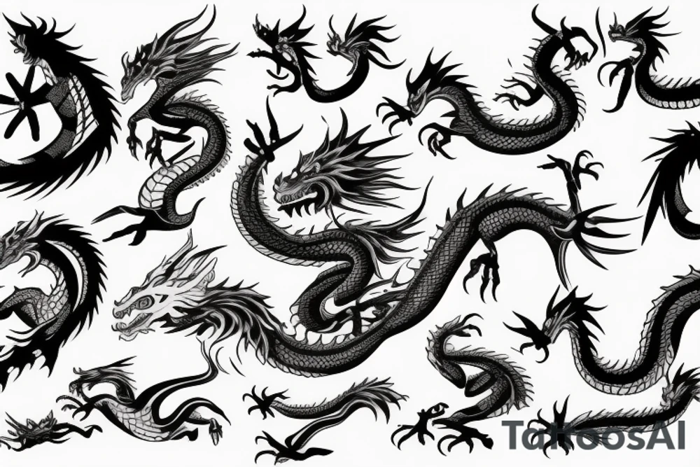 Dragon tattoo idea