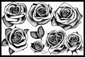 Rose gun tattoo idea