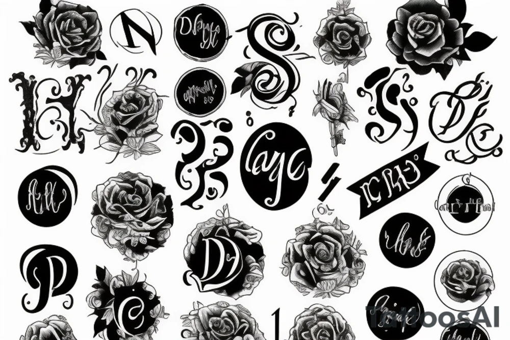 Want the letters D & C together tattoo idea