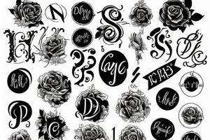 Want the letters D & C together tattoo idea