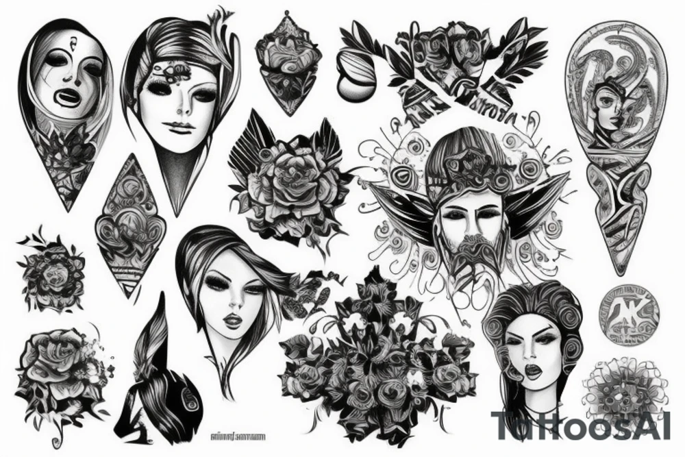 Graffiti tattoo idea