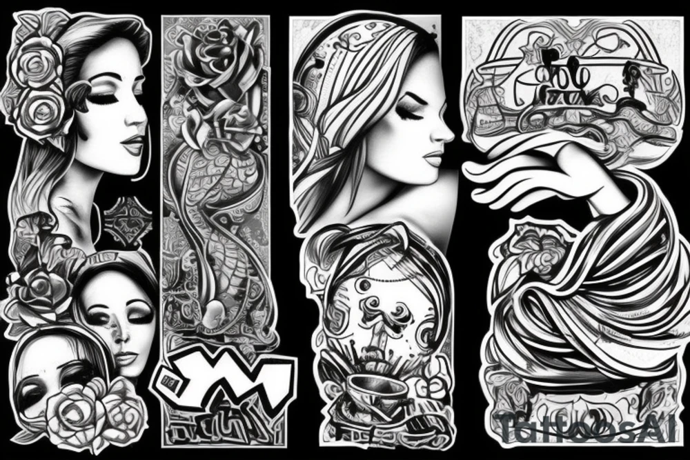 Graffiti tattoo idea