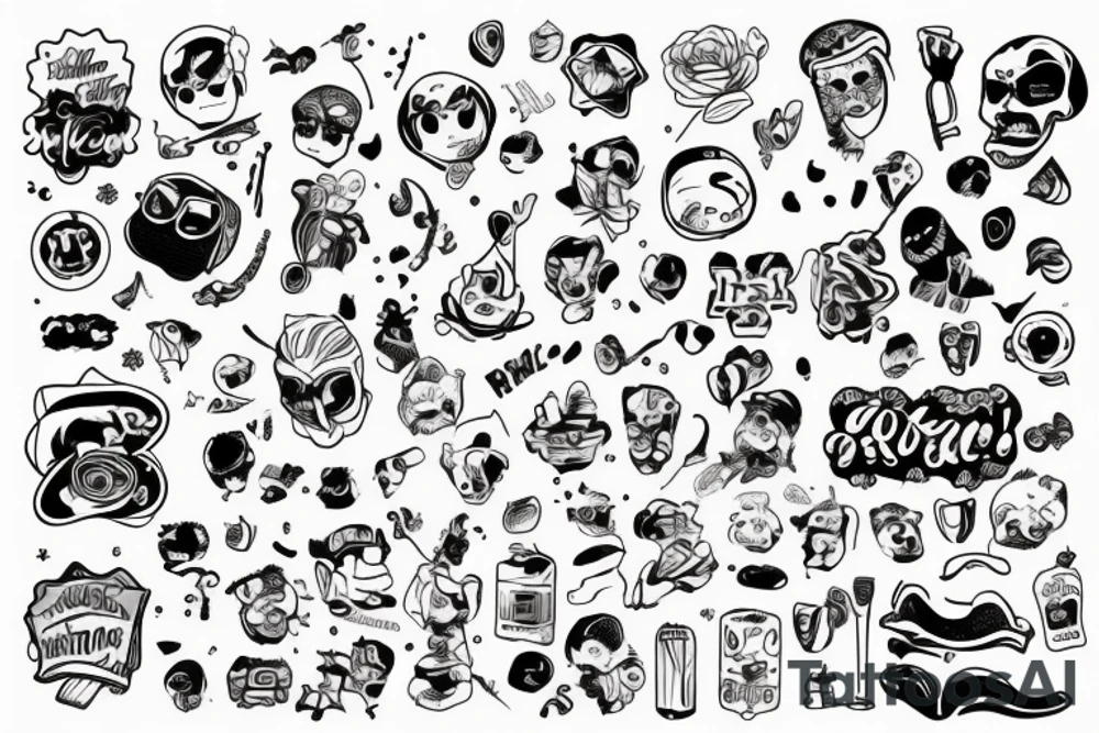 джо джо остров сокровищ tattoo idea