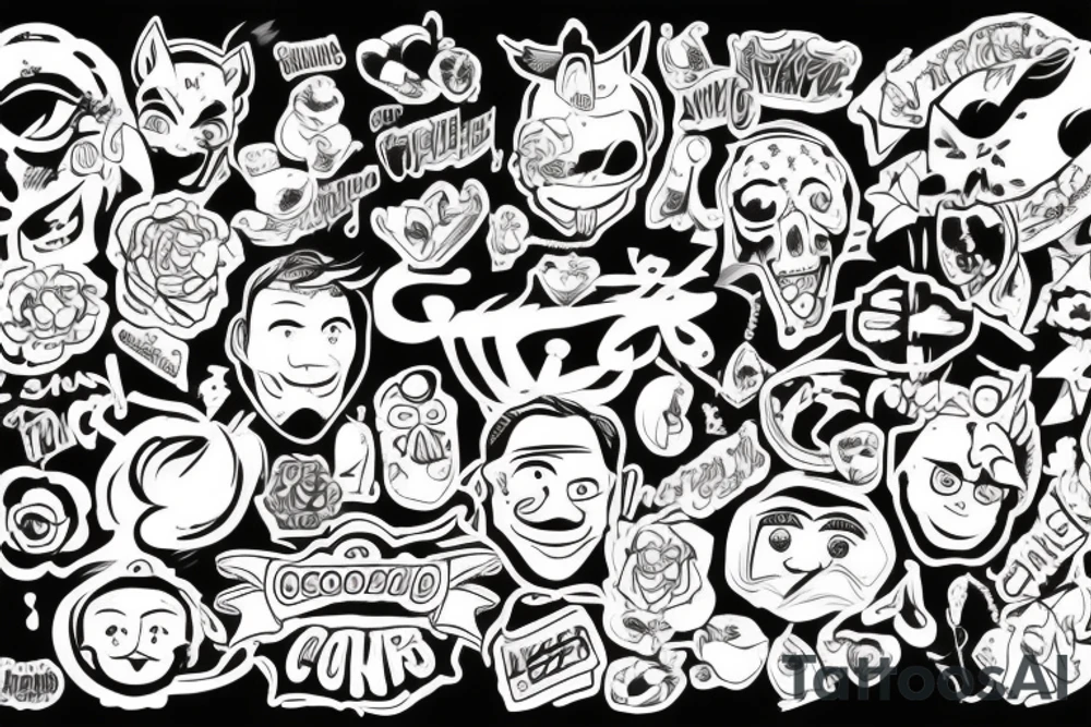 джо джо остров сокровищ tattoo idea