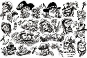 jojo treasure island tattoo idea