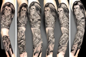 jojo treasure island tattoo idea