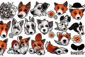 foxterrier tattoo idea