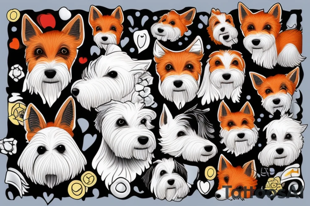 foxterrier tattoo idea