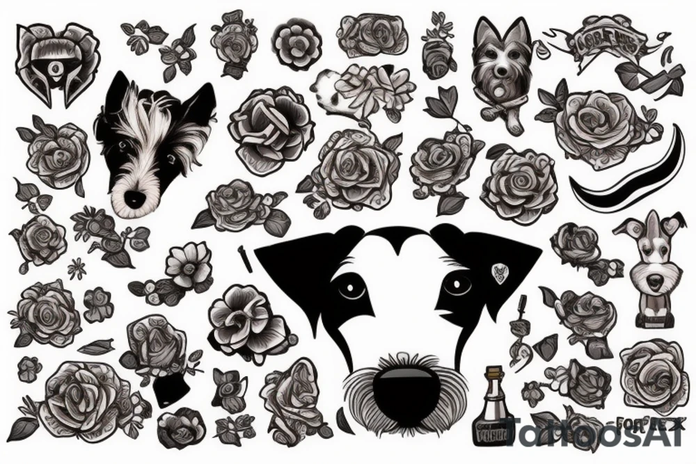 foxterrier tattoo idea