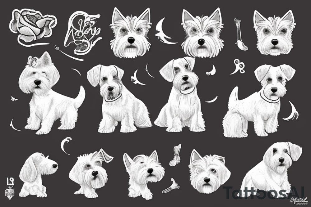 foxterrier tattoo idea
