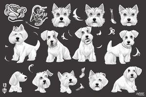 foxterrier tattoo idea