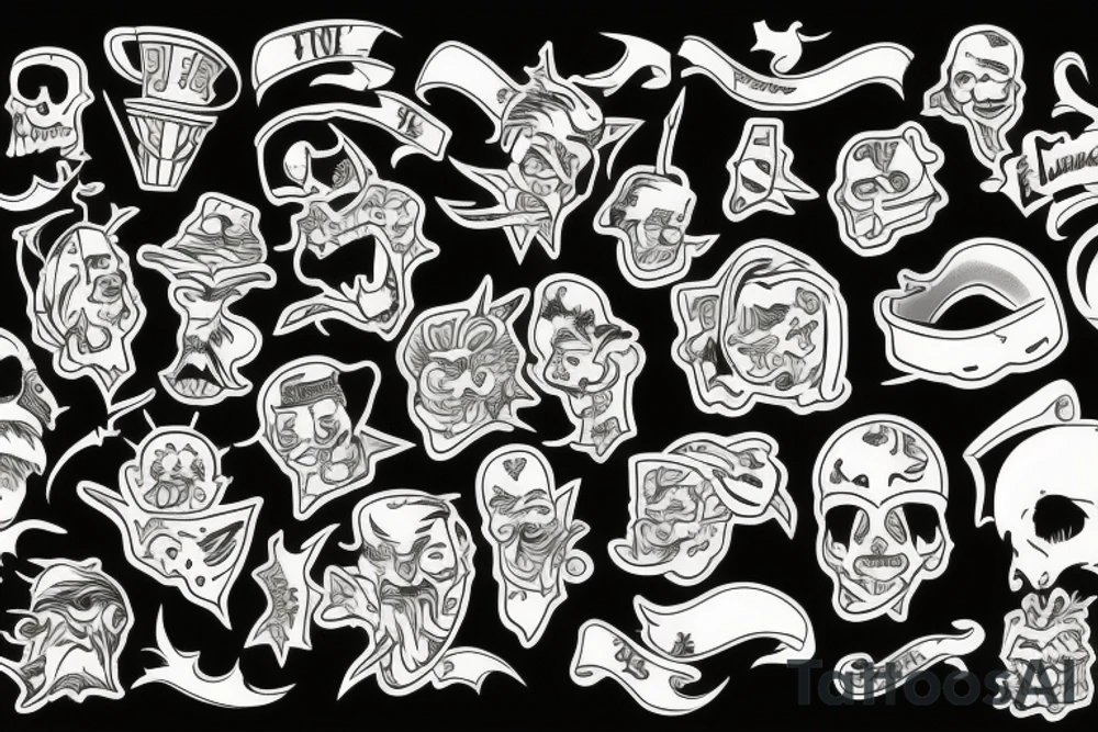 treasure island tattoo idea