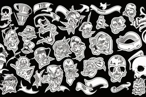 treasure island tattoo idea