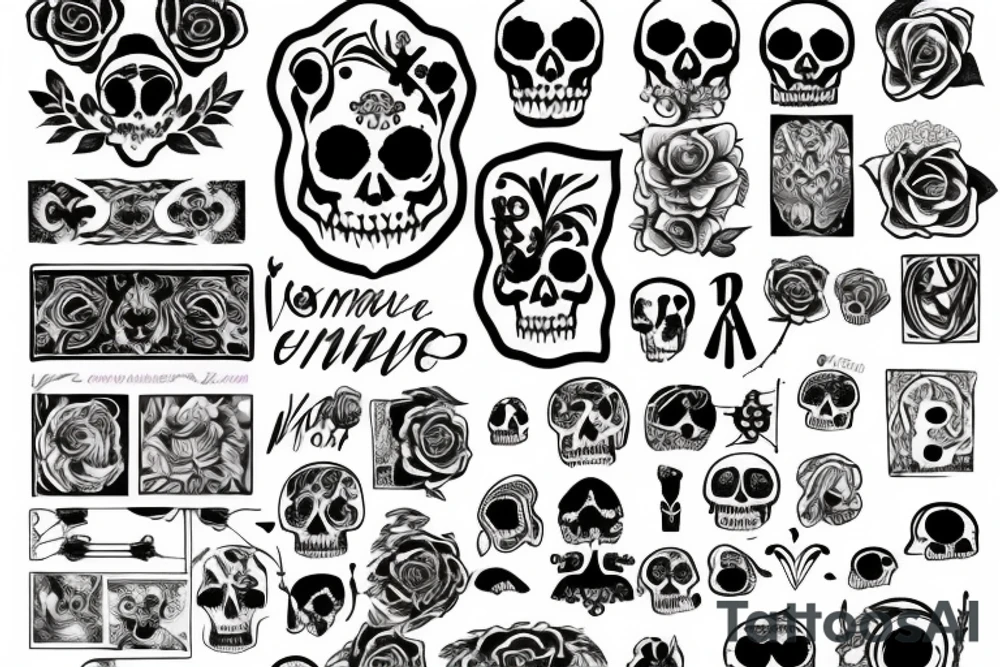 Memento mori memento vivere tattoo idea