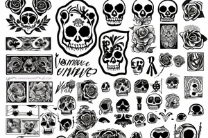 Memento mori memento vivere tattoo idea