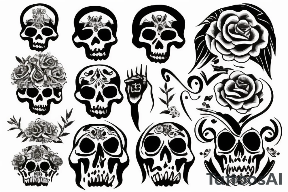 Memento mori memento vivere tattoo idea