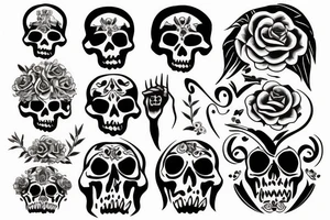 Memento mori memento vivere tattoo idea