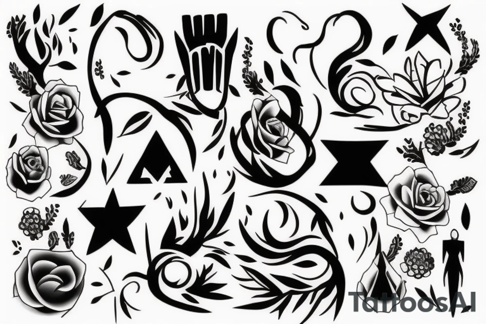 Creative twin tattoo idea