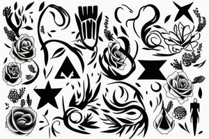 Creative twin tattoo idea