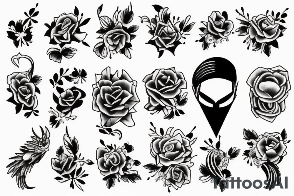 Creative twin tattoo idea