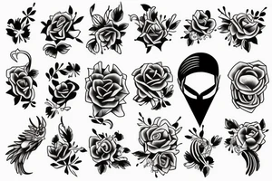 Creative twin tattoo idea