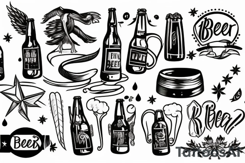 beer meaning tattoo idea