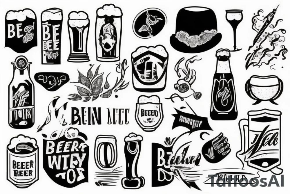 Beer meaning tattoo idea