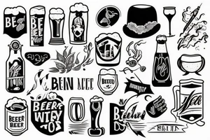 Beer meaning tattoo idea