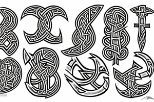Viking runes tattoo idea