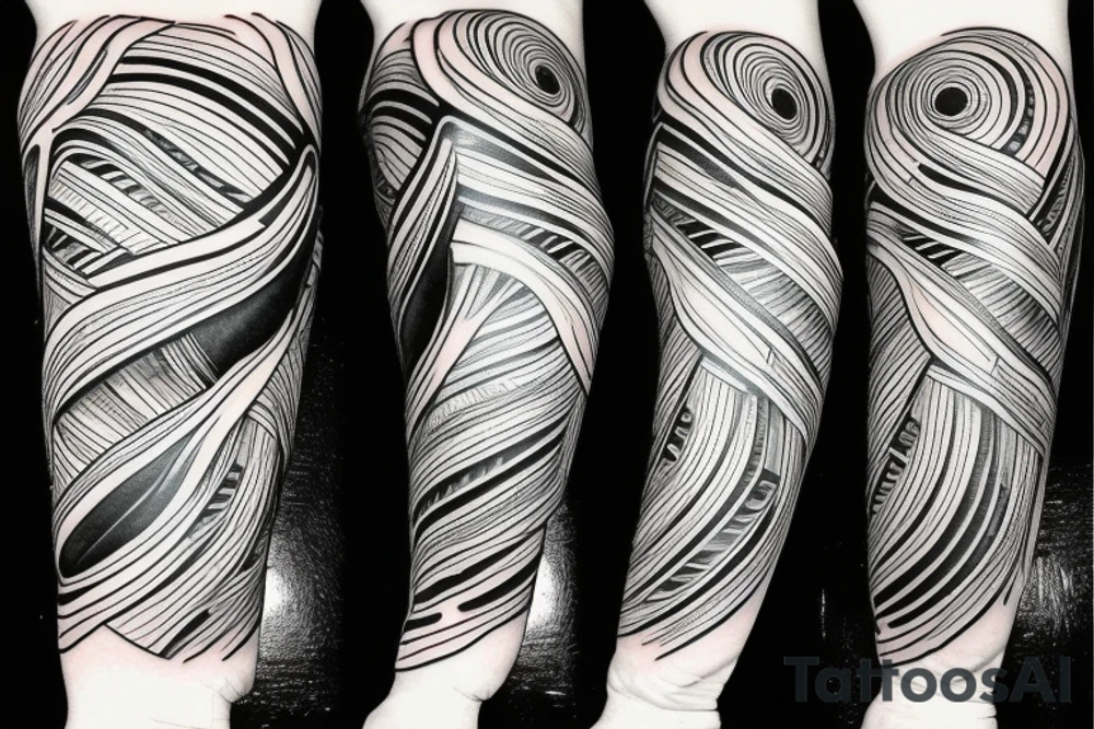 a forearm tattoo from the movie surfs up tattoo idea