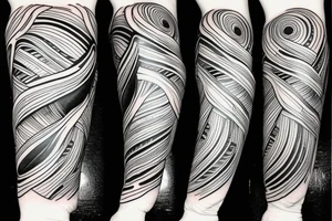 a forearm tattoo from the movie surfs up tattoo idea