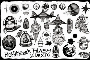 42 from "The Hitchhiker's Guide to the Galaxy" tattoo idea