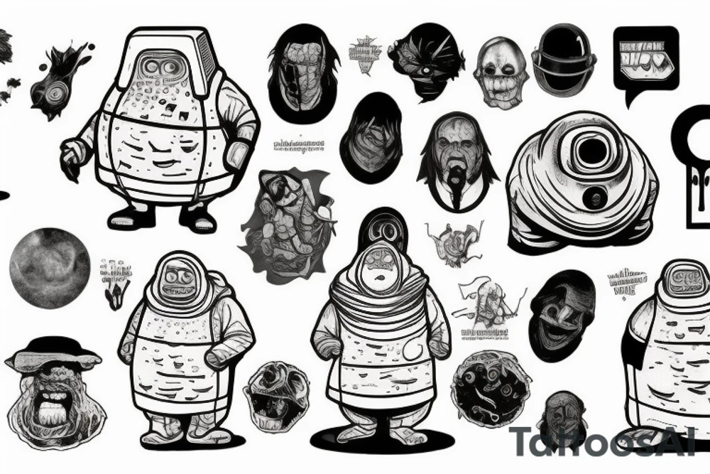 Vogon from "The Hitchhiker's Guide to the Galaxy" tattoo idea