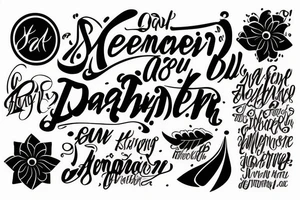 In memory of my late father tattoo idea
