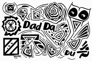 I love you dad tattoo idea