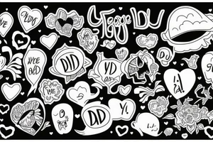 I love you dad tattoo idea