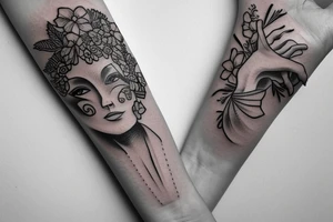 female wrist tattoo tattoo idea