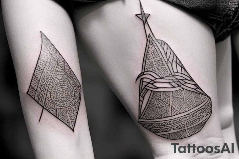 I want a tattoo of "HATAY". H should be two minarets, first A should be made of swords, T should be a christian cross, second A should be a jewish star and the last Y should resemble a nature character such as a bird etc. tattoo idea