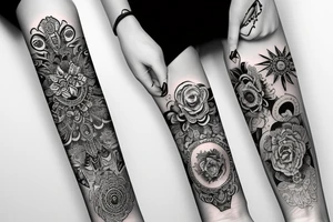 female bracelet tattoo tattoo idea