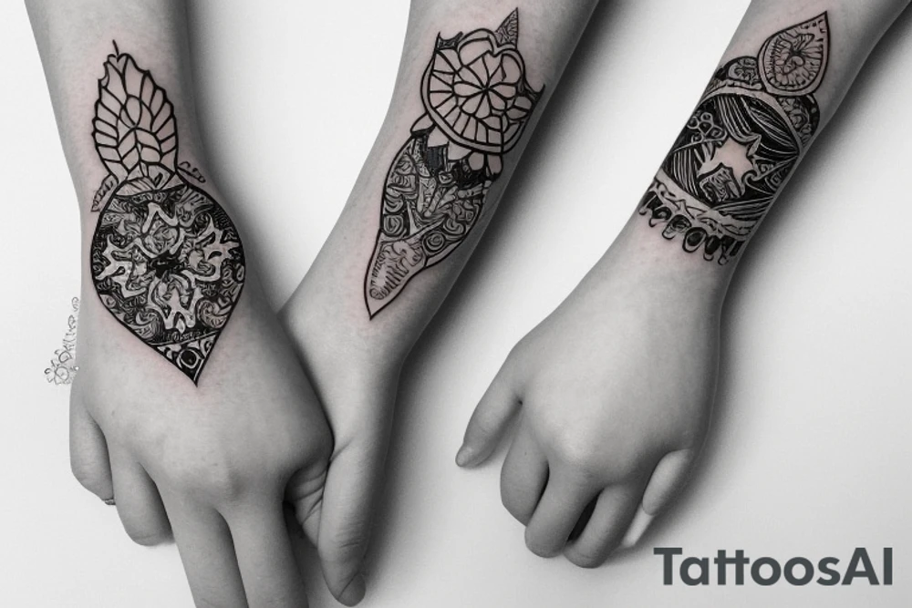 female bracelet tattoo tattoo idea