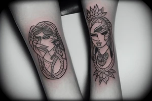 female bracelet tattoo tattoo idea