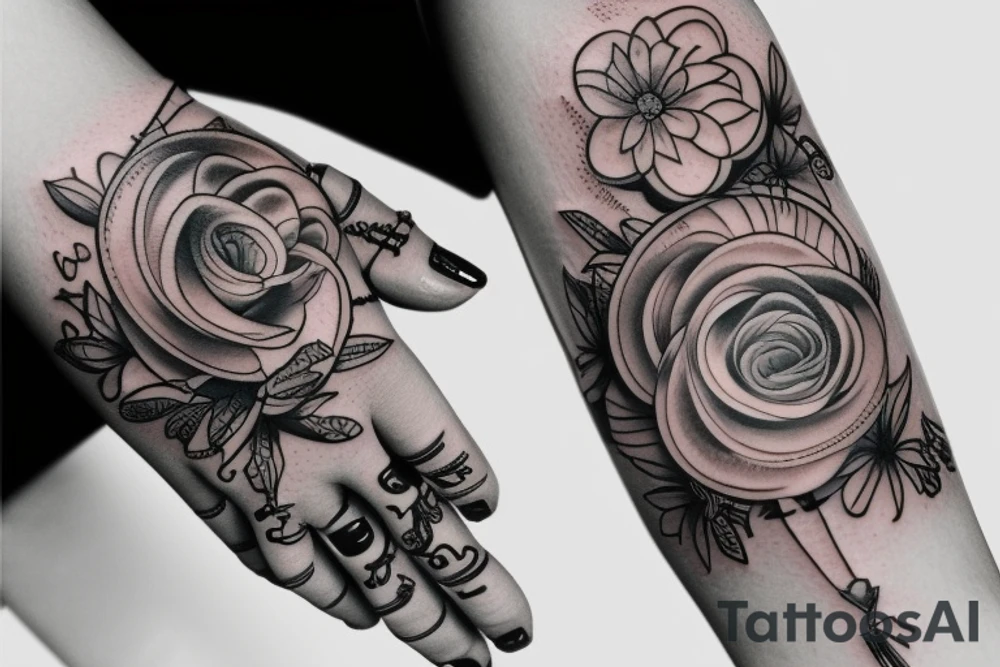 female bracelet tattoo tattoo idea